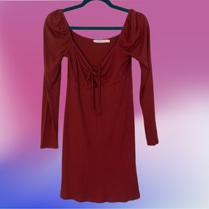 Lush Burgundy dress